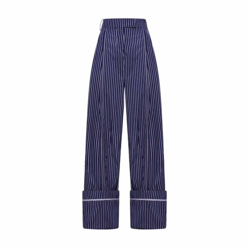 Striped Navy Women's Pants